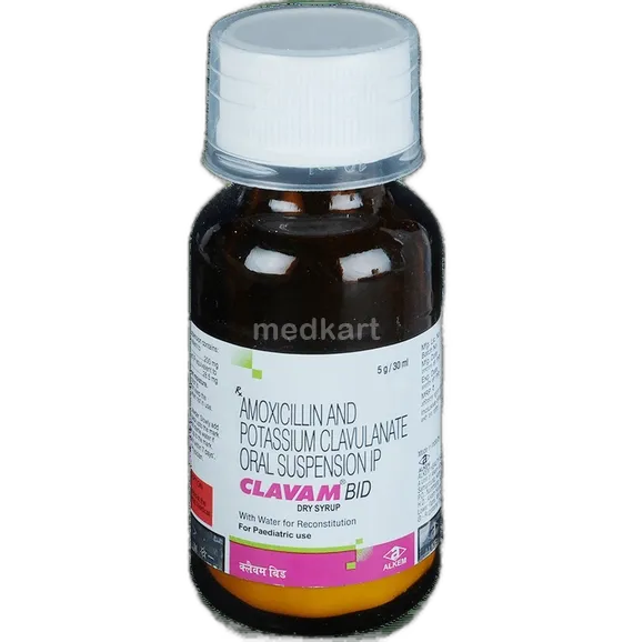 clavam bid dry syrup 30 ml